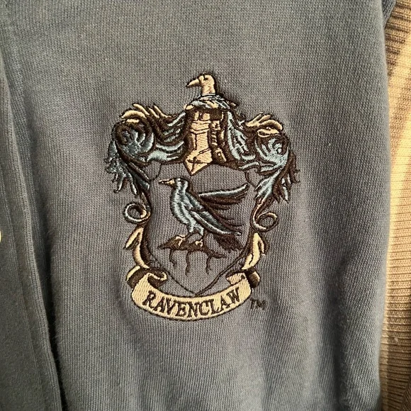 Harry Potter Womens Blue Ravenclaw House Licensed Varsity Jacket Size XL - Picture 4 of 4